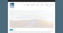 Desktop Screenshot of cadizinc.com